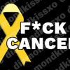 Bladder & Bone Cancer Ribbon (Yellow)