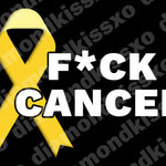 Bladder & Bone Cancer Ribbon (Yellow)
