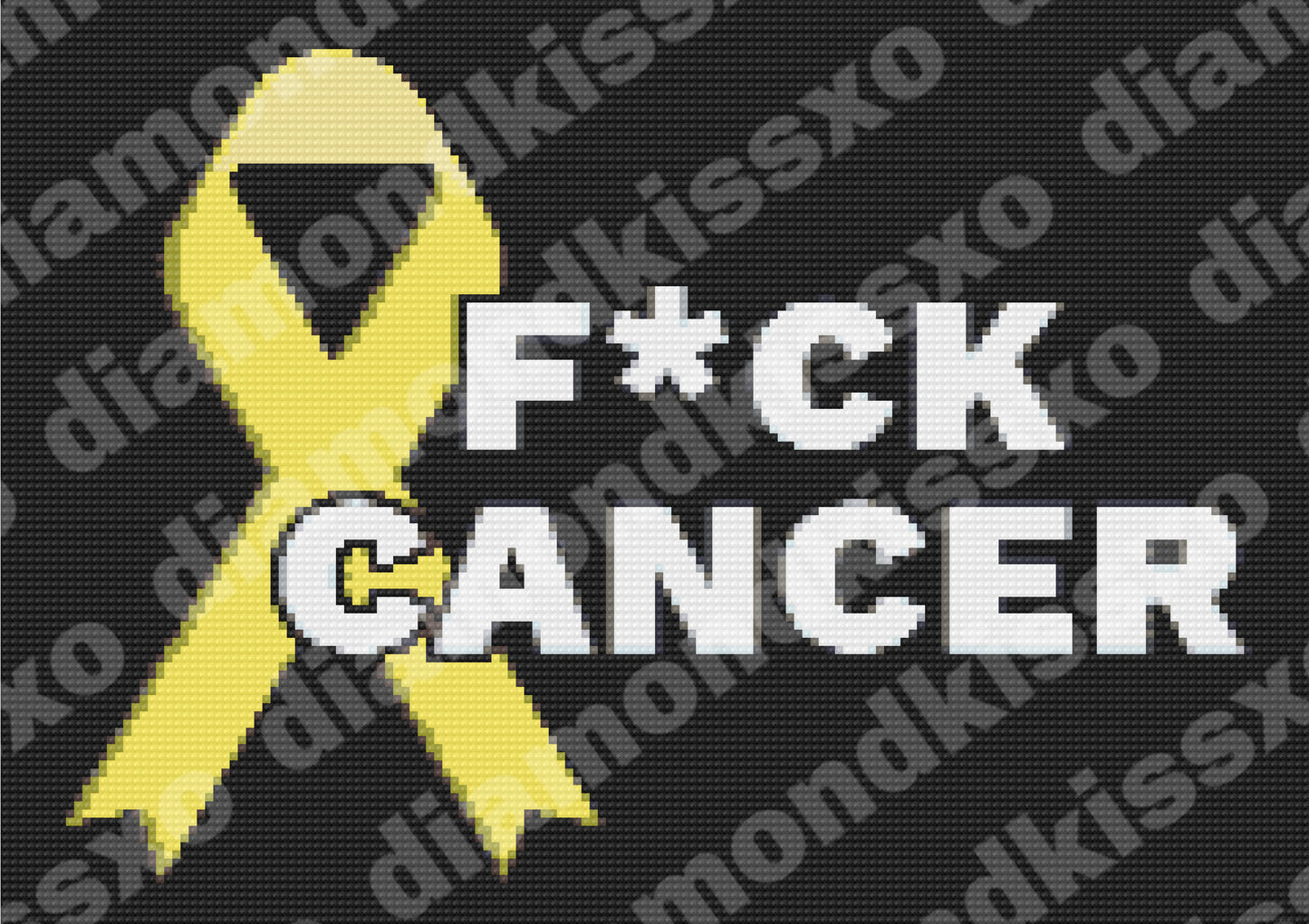 Bladder & Bone Cancer Ribbon (Yellow)