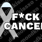 Brain Cancer Ribbon (Grey)