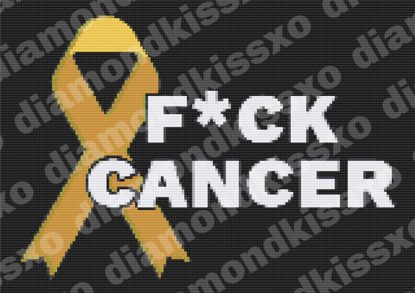 Childhood Cancer Ribbon (Gold)