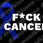 Colon Cancer Ribbon (Dark Blue)