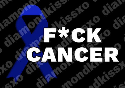 Colon Cancer Ribbon (Dark Blue)