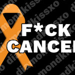 Leukemia & Kidney Cancer Ribbon (Orange)
