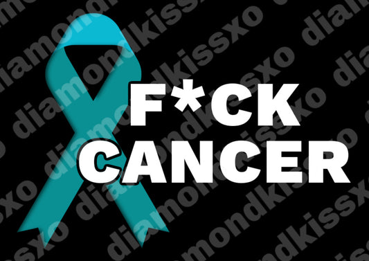 Ovarian Cancer Ribbon (Teal)