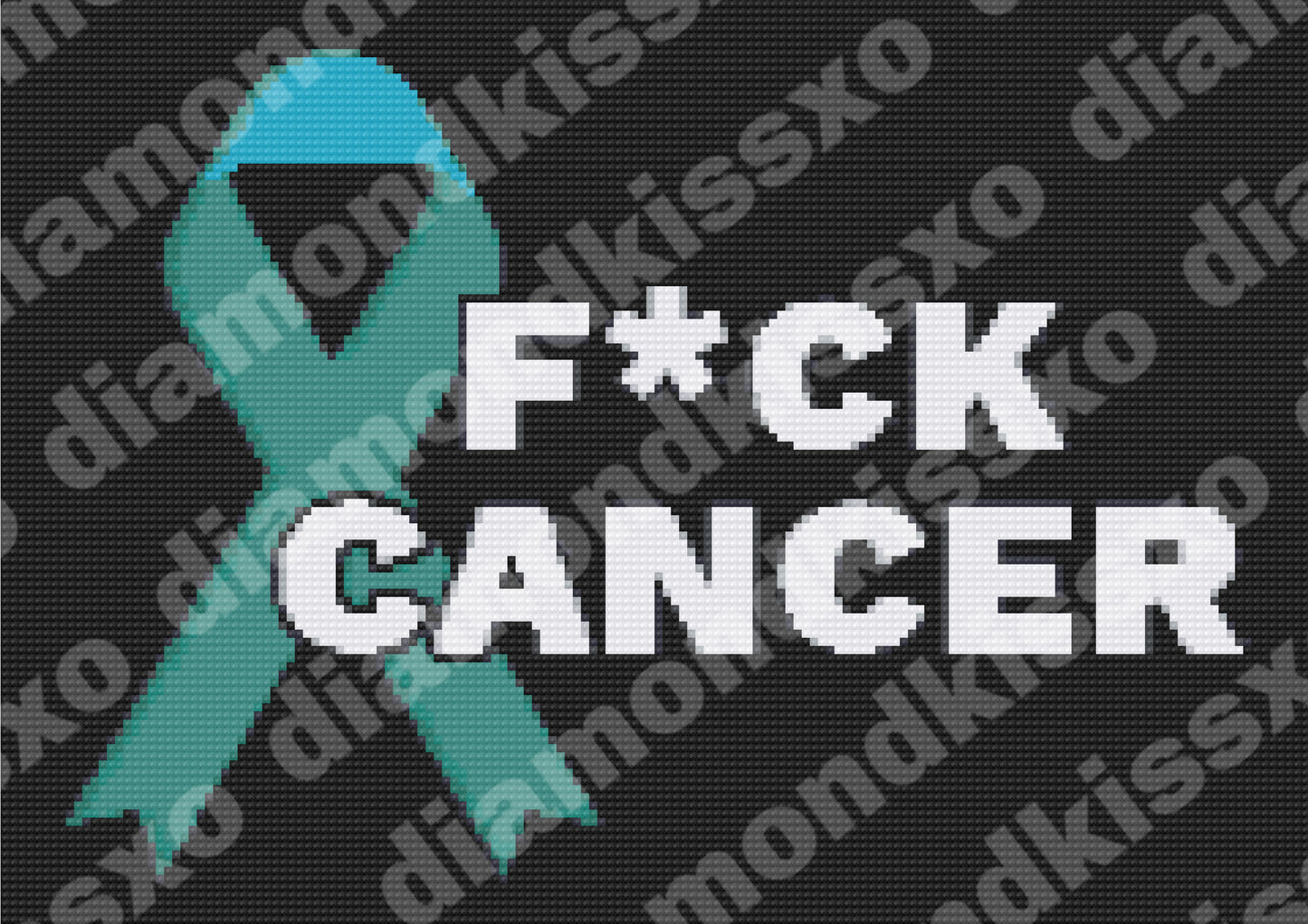 Ovarian Cancer Ribbon (Teal)