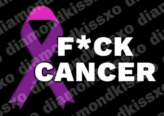 Pancreatic Cancer Ribbon (Purple)