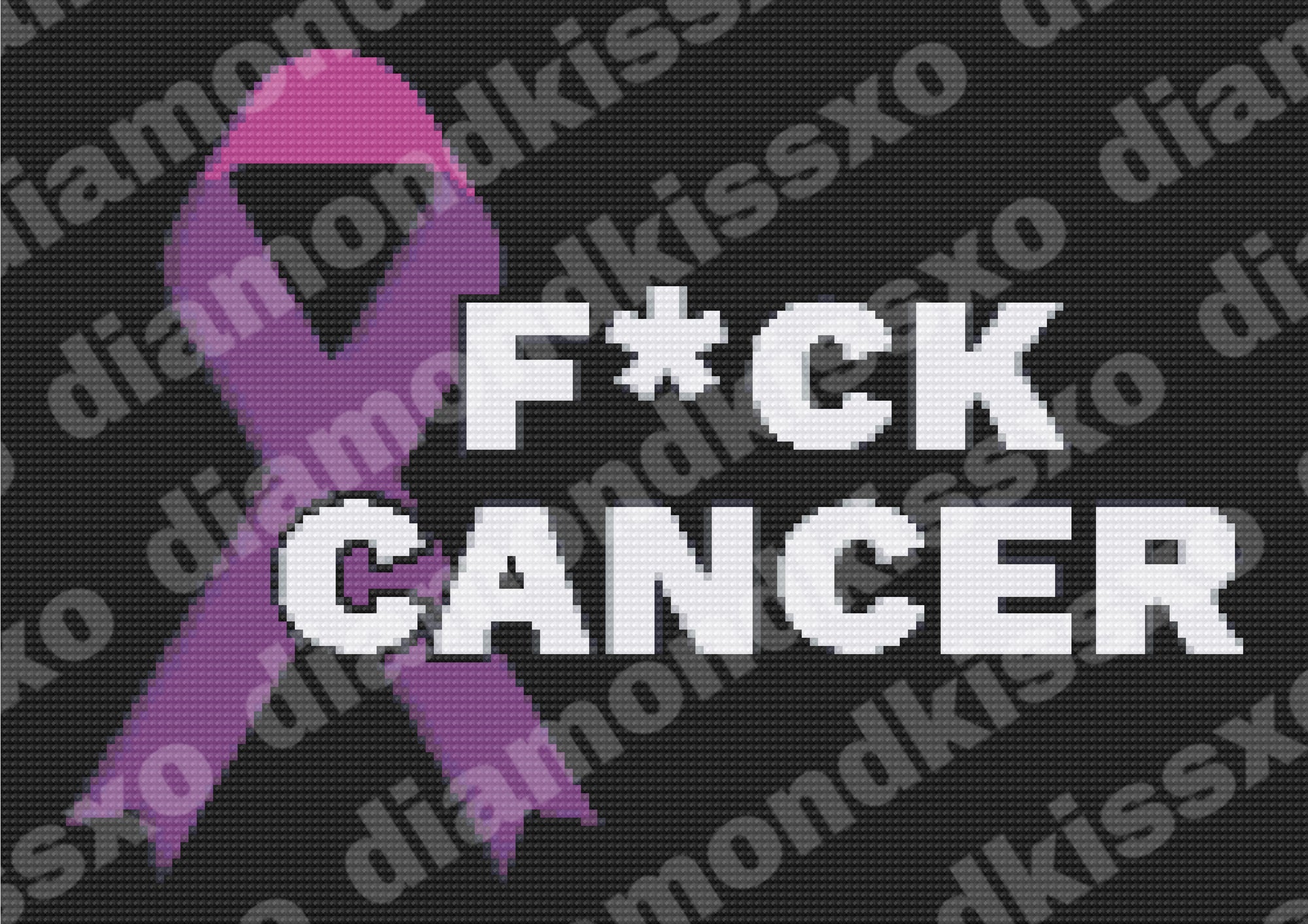 Pancreatic Cancer Ribbon (Purple)