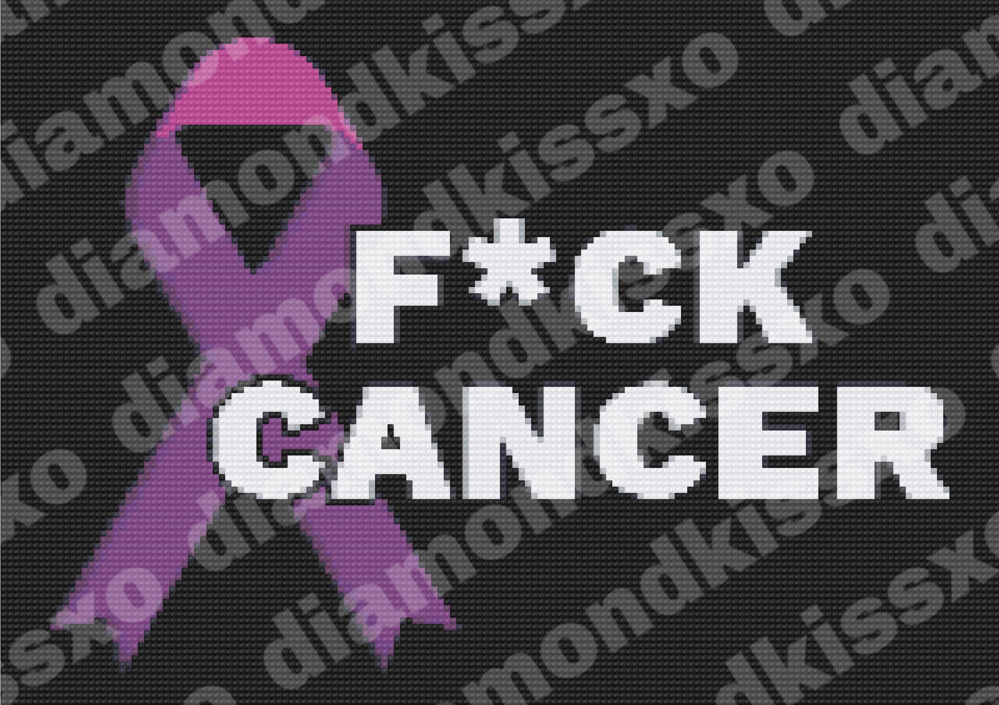 Pancreatic Cancer Ribbon (Purple)