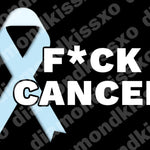 Prostate Cancer Ribbon (Light Blue)