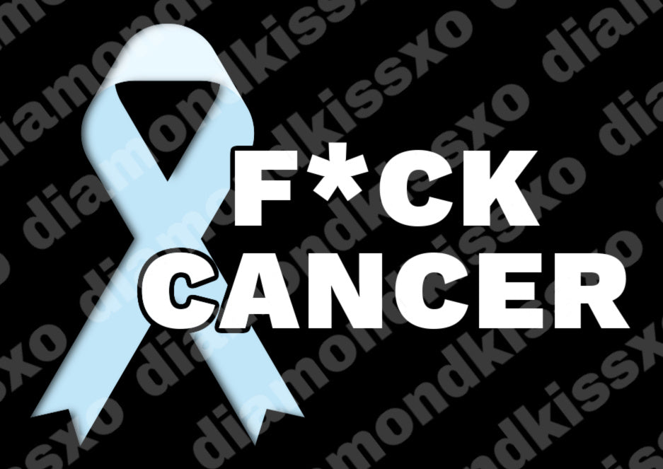 Prostate Cancer Ribbon (Light Blue)